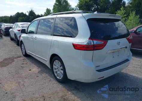 2017 Toyota Sienna Limited Premium 7 Passenger from USA, damaged, VIN 5TDYZ3DC7HS866513